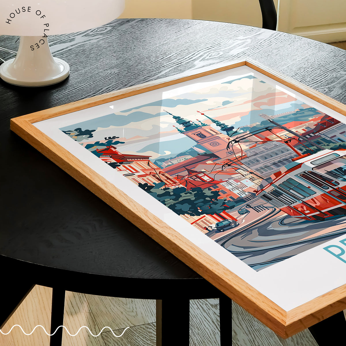 Prague travel poster – view 2