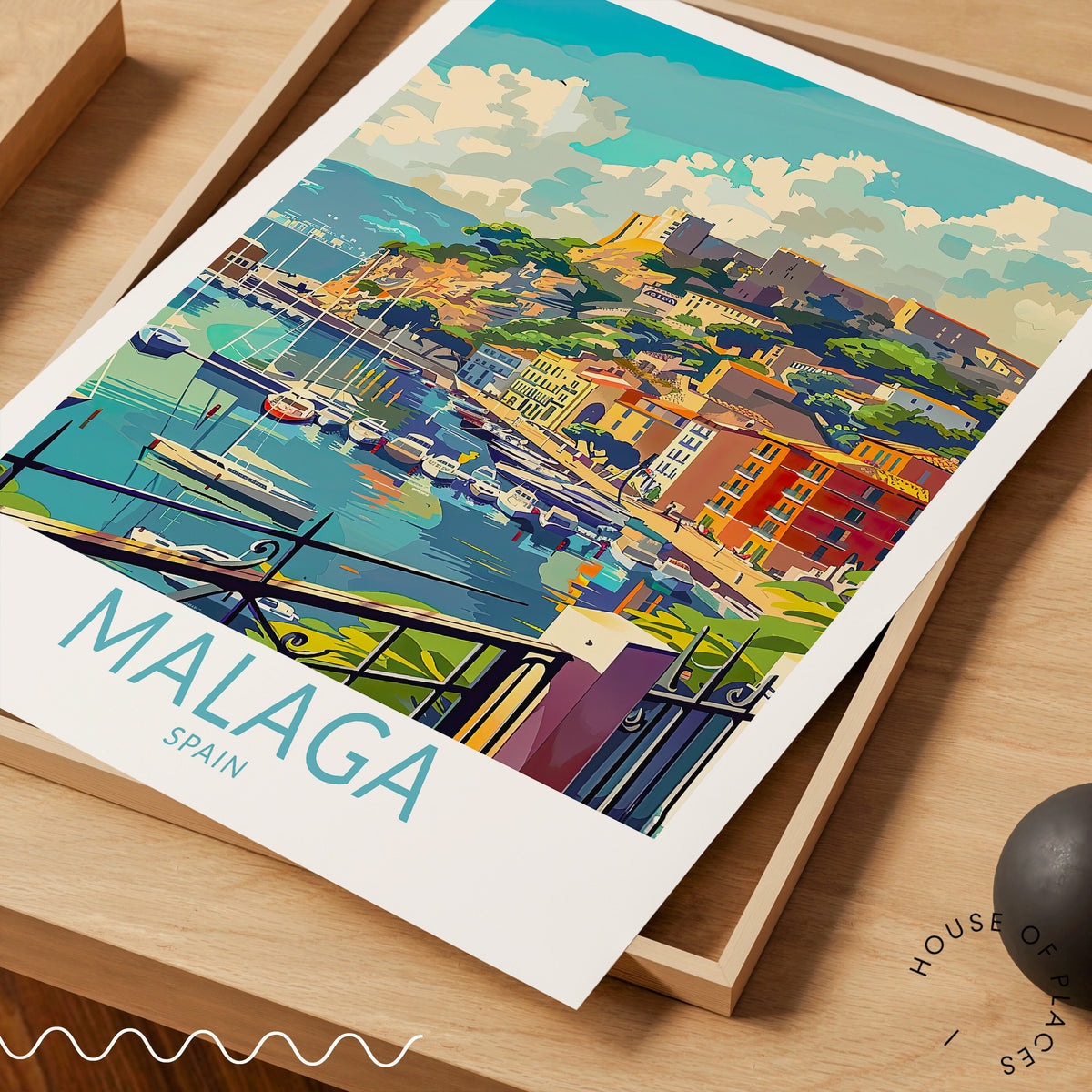 Malaga travel poster – view 5
