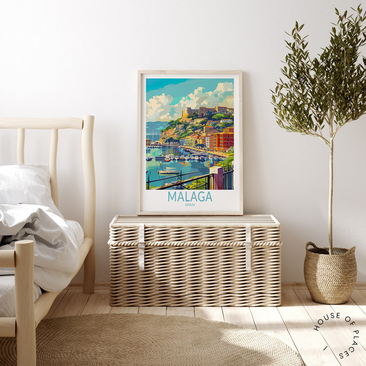 Malaga travel poster – view 3
