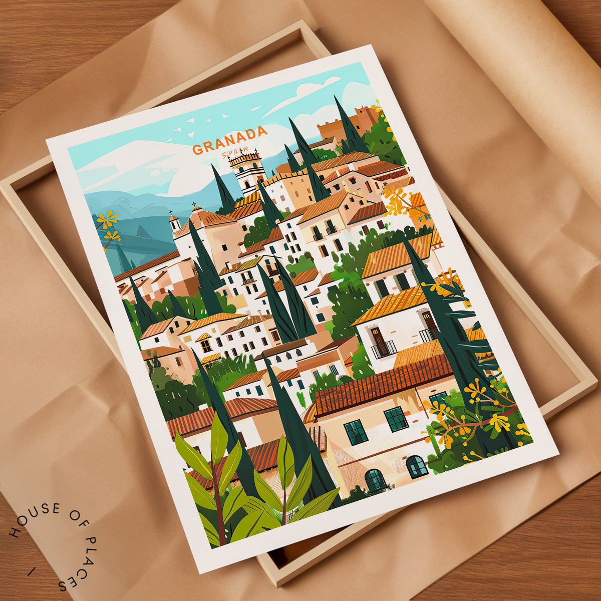 Granada travel poster – view 7