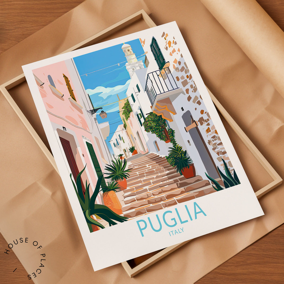Puglia travel poster – view 7