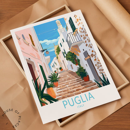 Puglia travel poster – view 7