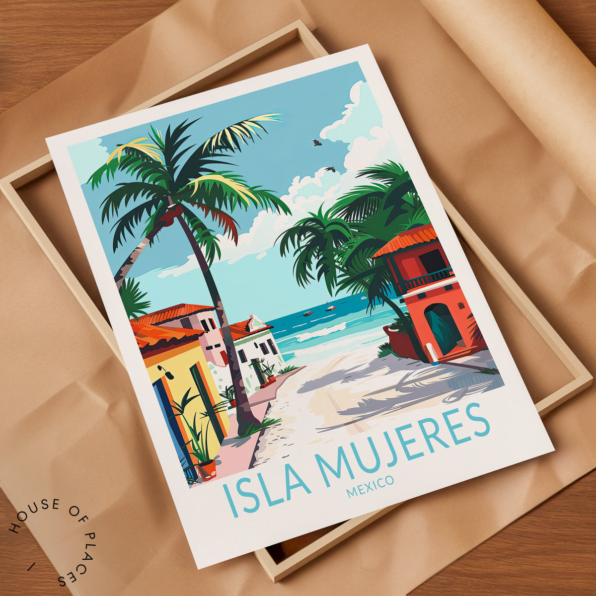 Isla Mujeres travel poster – view 7