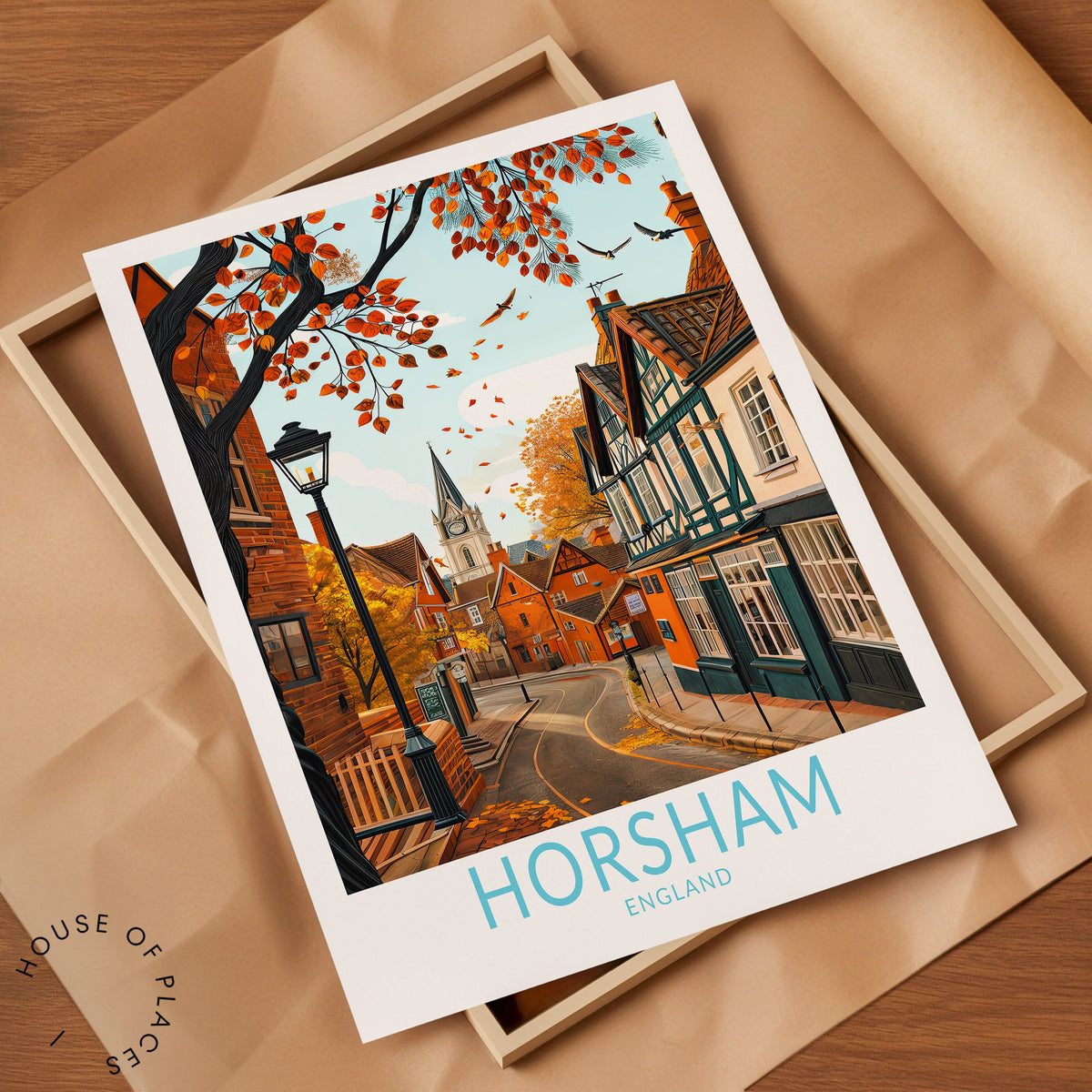 Horsham travel poster – view 7