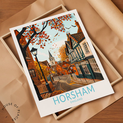 Horsham travel poster – view 7