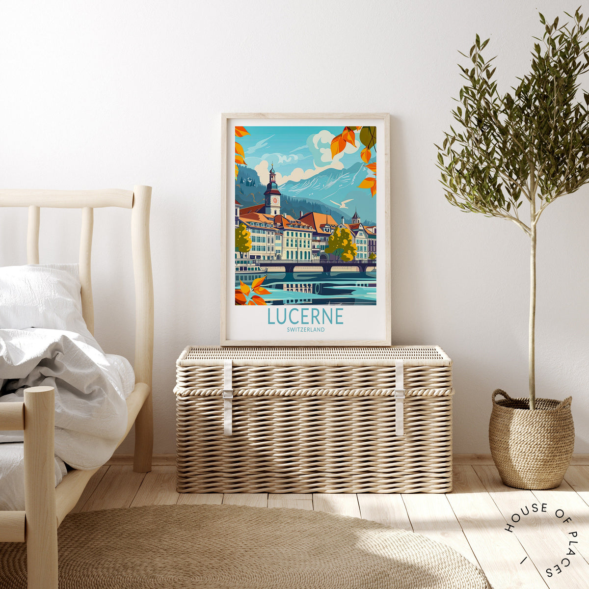 Lucerne travel poster – view 3