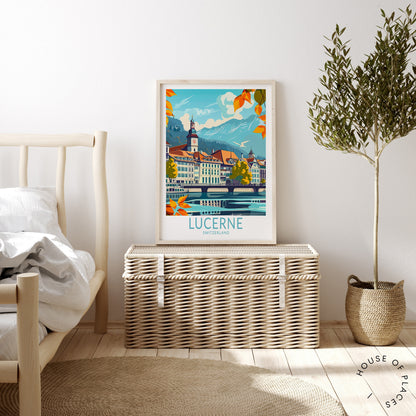 Lucerne travel poster – view 3