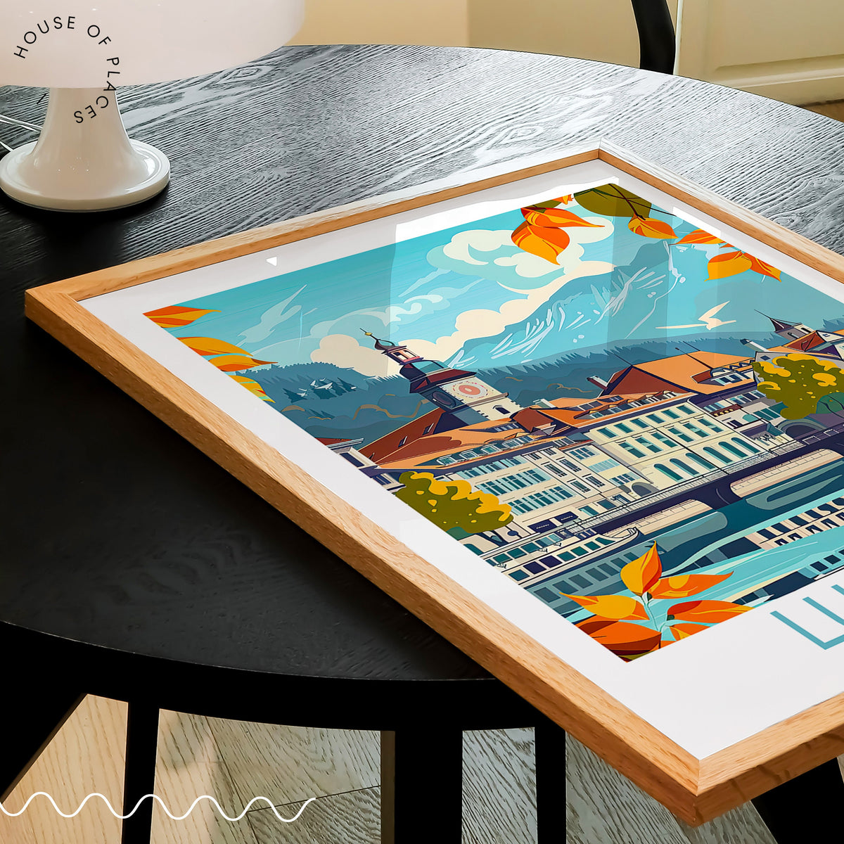 Lucerne travel poster – view 2