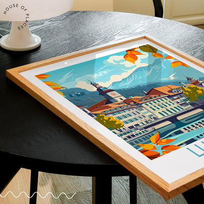 Lucerne travel poster – view 2