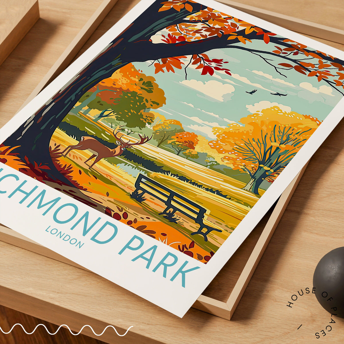 Richmond Park travel poster – view 5