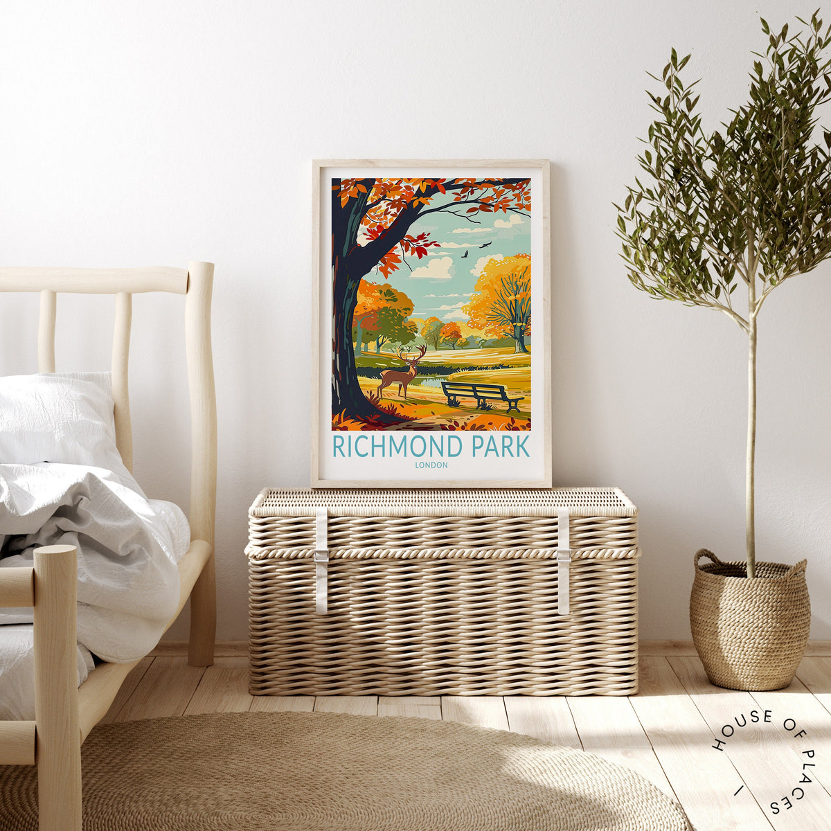 Richmond Park travel poster – view 3