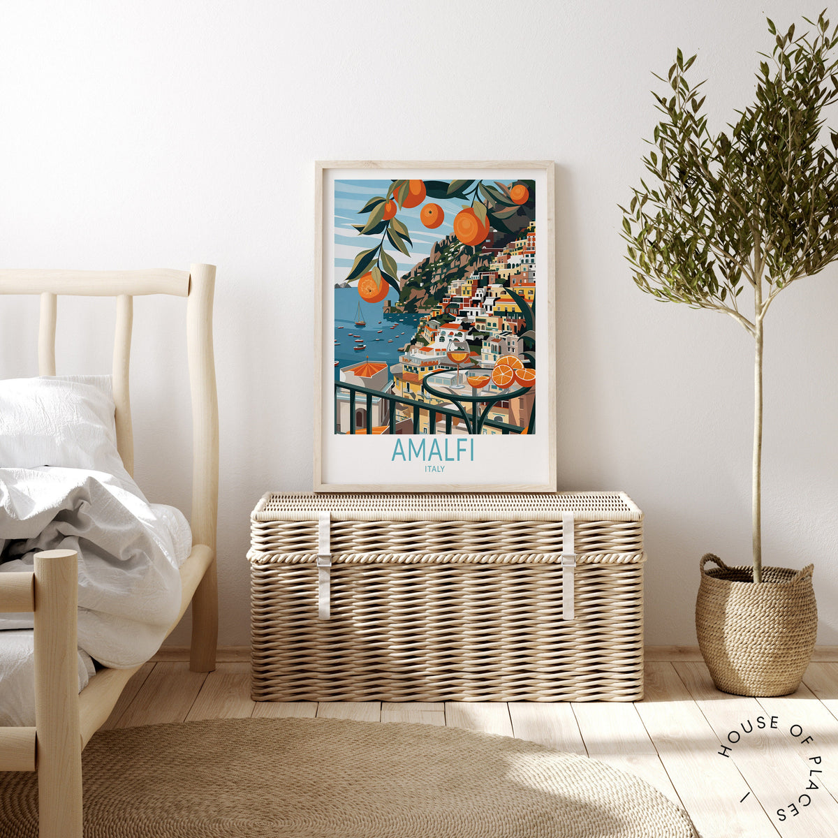 Amalfi travel poster – view 2