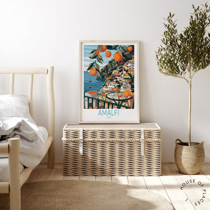 Amalfi travel poster – view 2