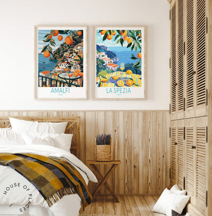 Amalfi travel poster – view 5