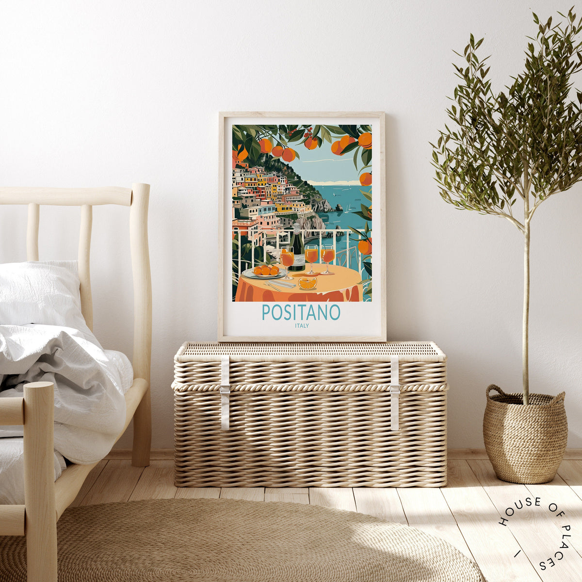 Positano travel poster – view 2