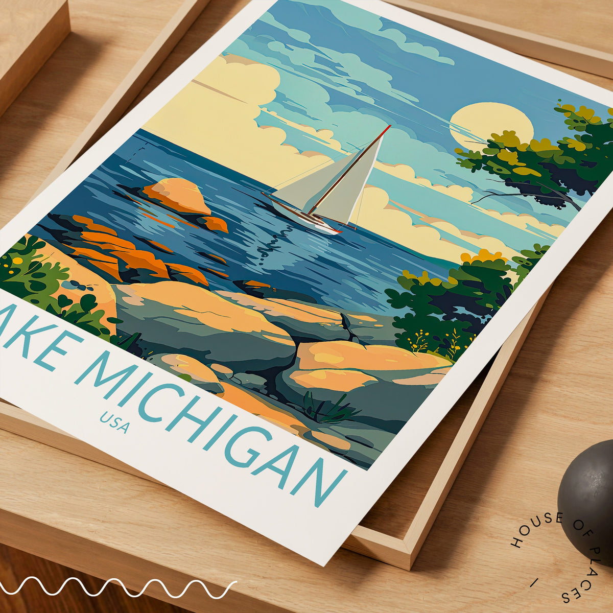 Lake travel poster – view 5