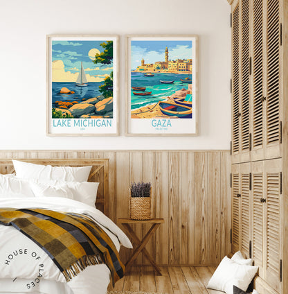 Lake travel poster – view 4