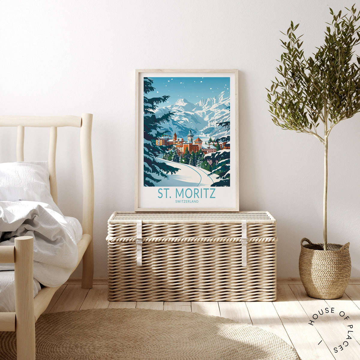 St. Moritz travel poster – view 3