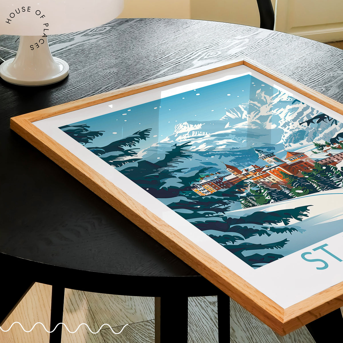 St. Moritz travel poster – view 2