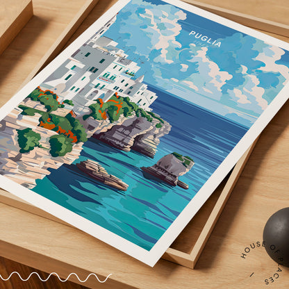 Puglia travel poster – view 5
