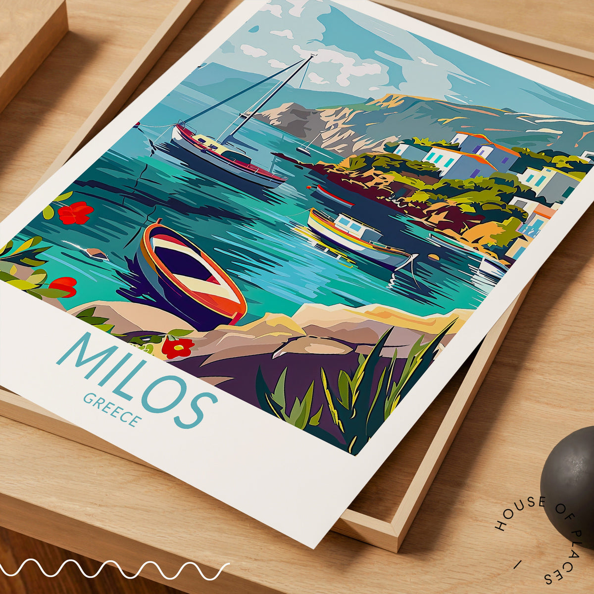 Milos travel poster – view 5