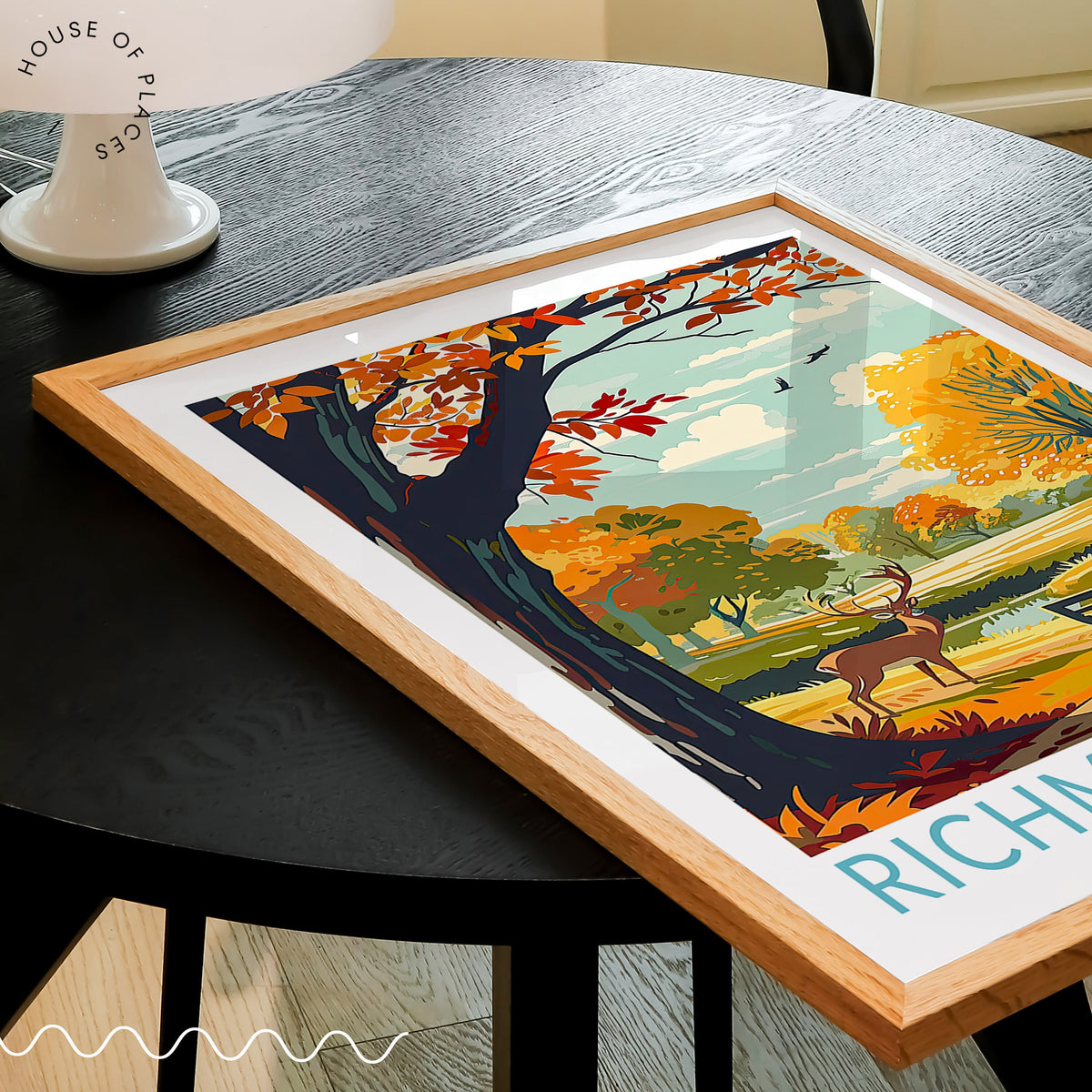 Richmond Park travel poster – view 2
