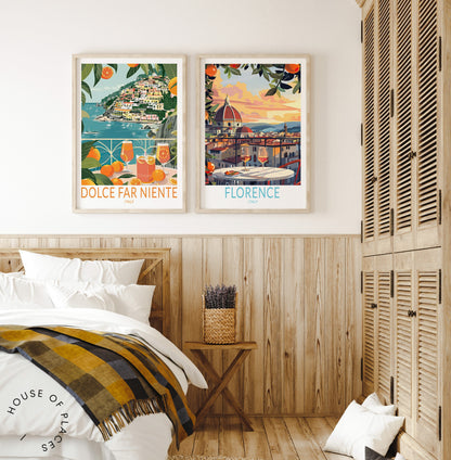 Dolce Far Niente Italy City travel poster – view 5