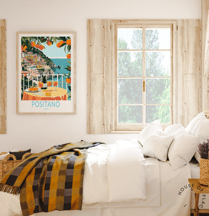 Positano travel poster – view 4
