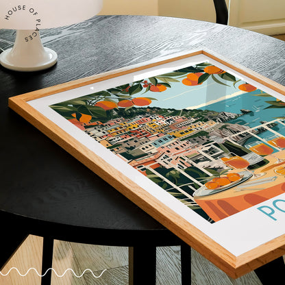 Positano travel poster – view 8