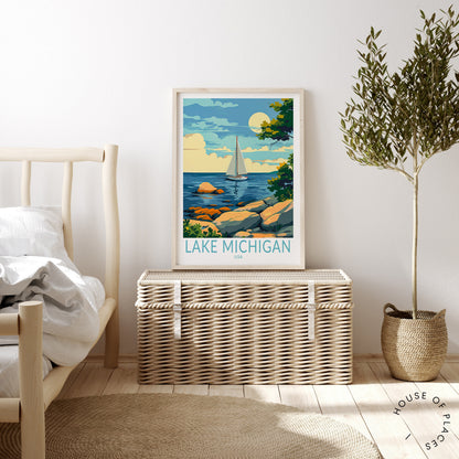 Lake travel poster – view 3