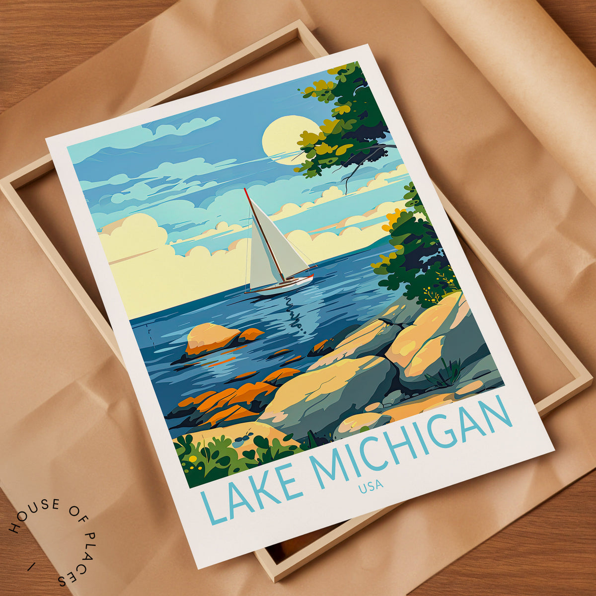 Lake travel poster – view 8