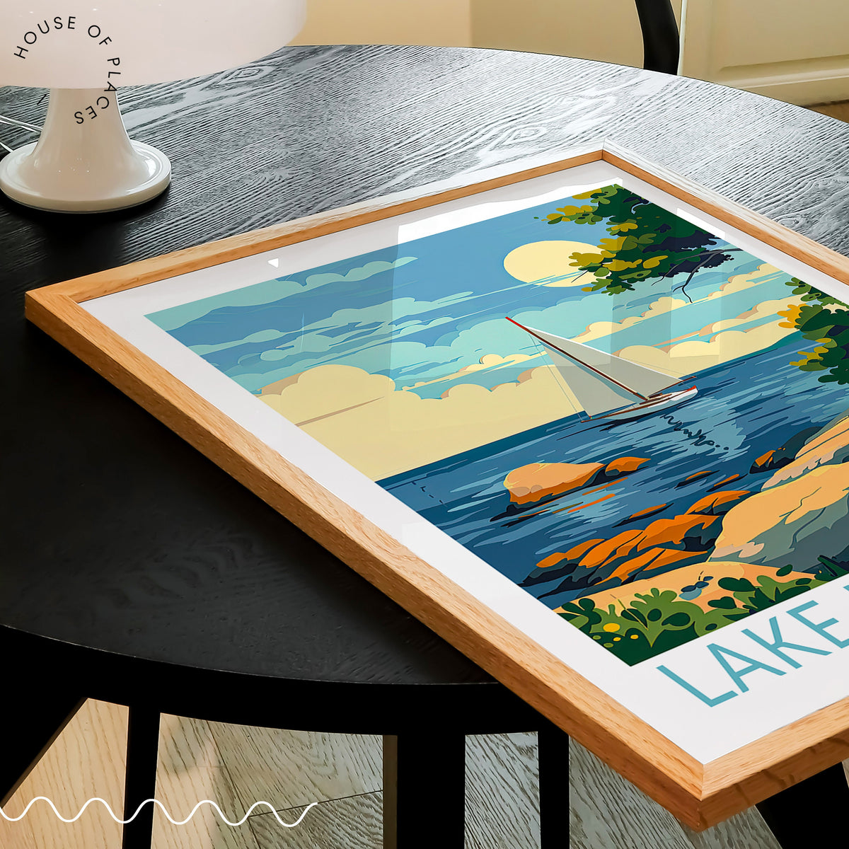 Lake travel poster – view 2