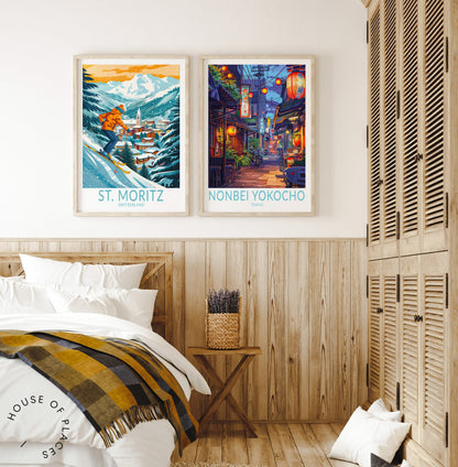 St. Moritz travel poster – view 4
