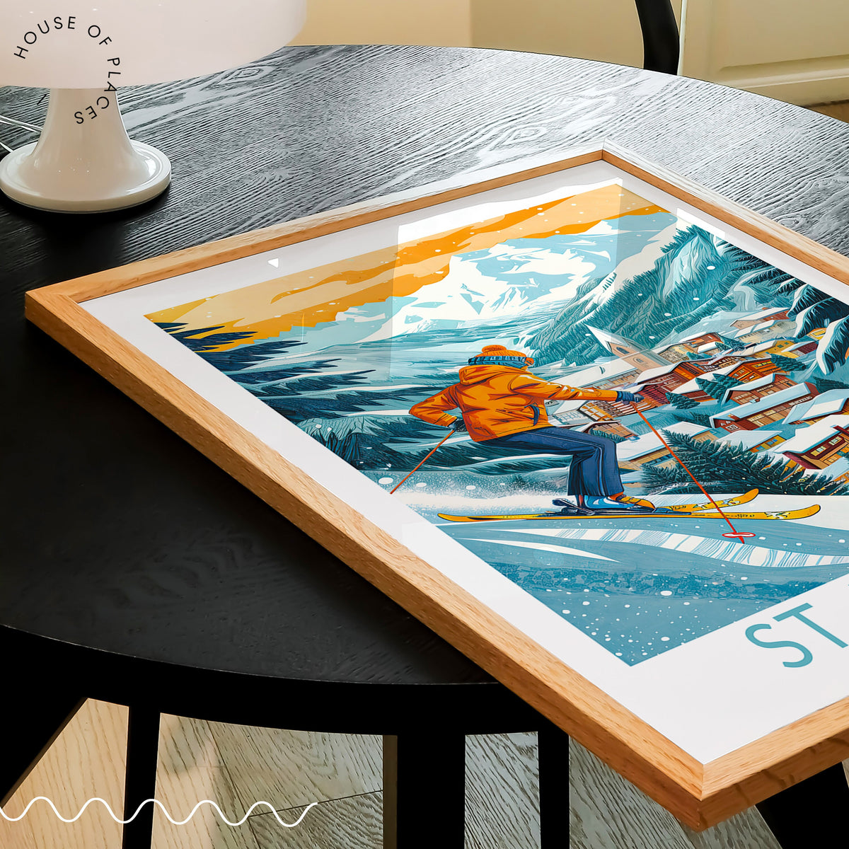 St. Moritz travel poster – view 2