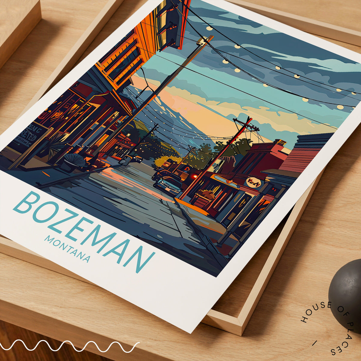 Bozeman travel poster – view 5
