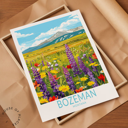Bozeman travel poster – view 7