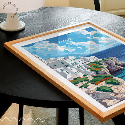 Puglia travel poster – view 2