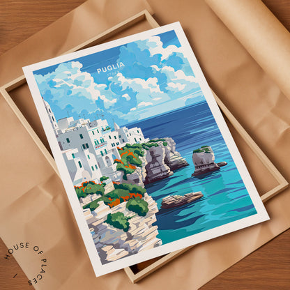 Puglia travel poster – view 7