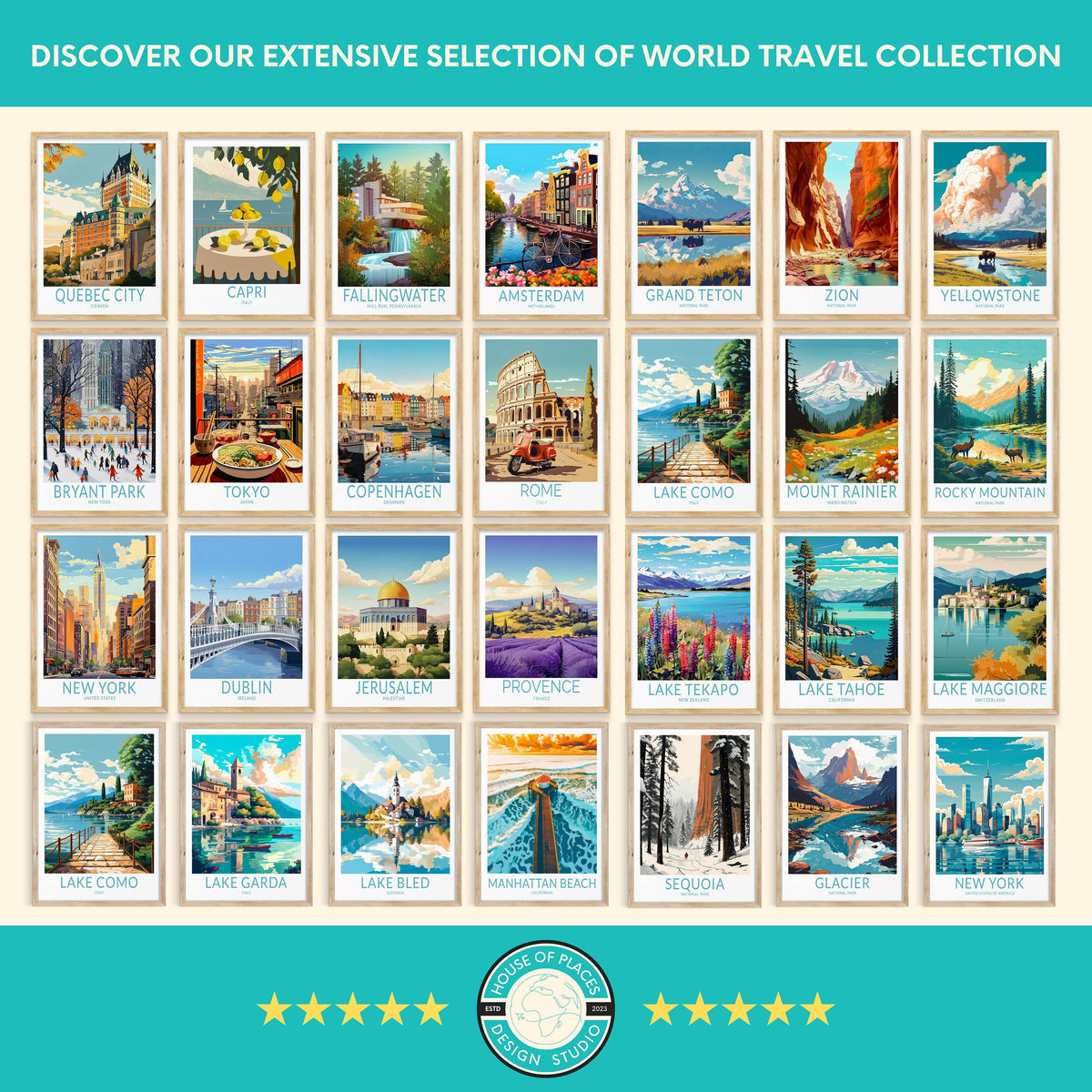 Milos travel poster – view 8