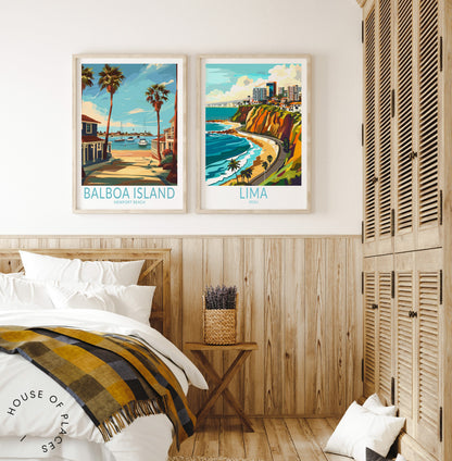 Balboa Island travel poster – view 9