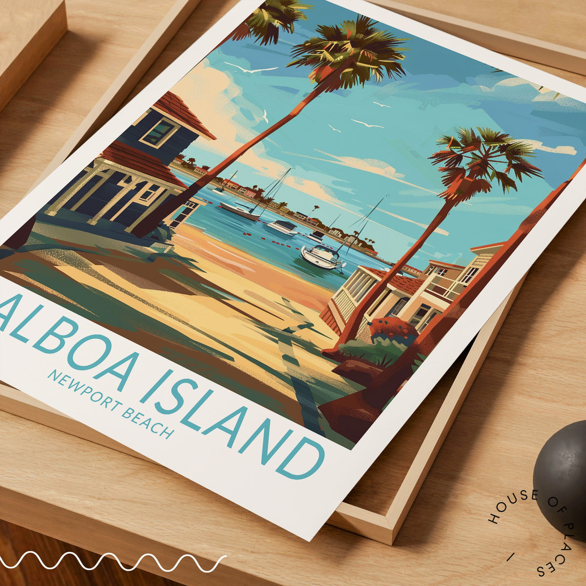 Balboa Island travel poster – view 5