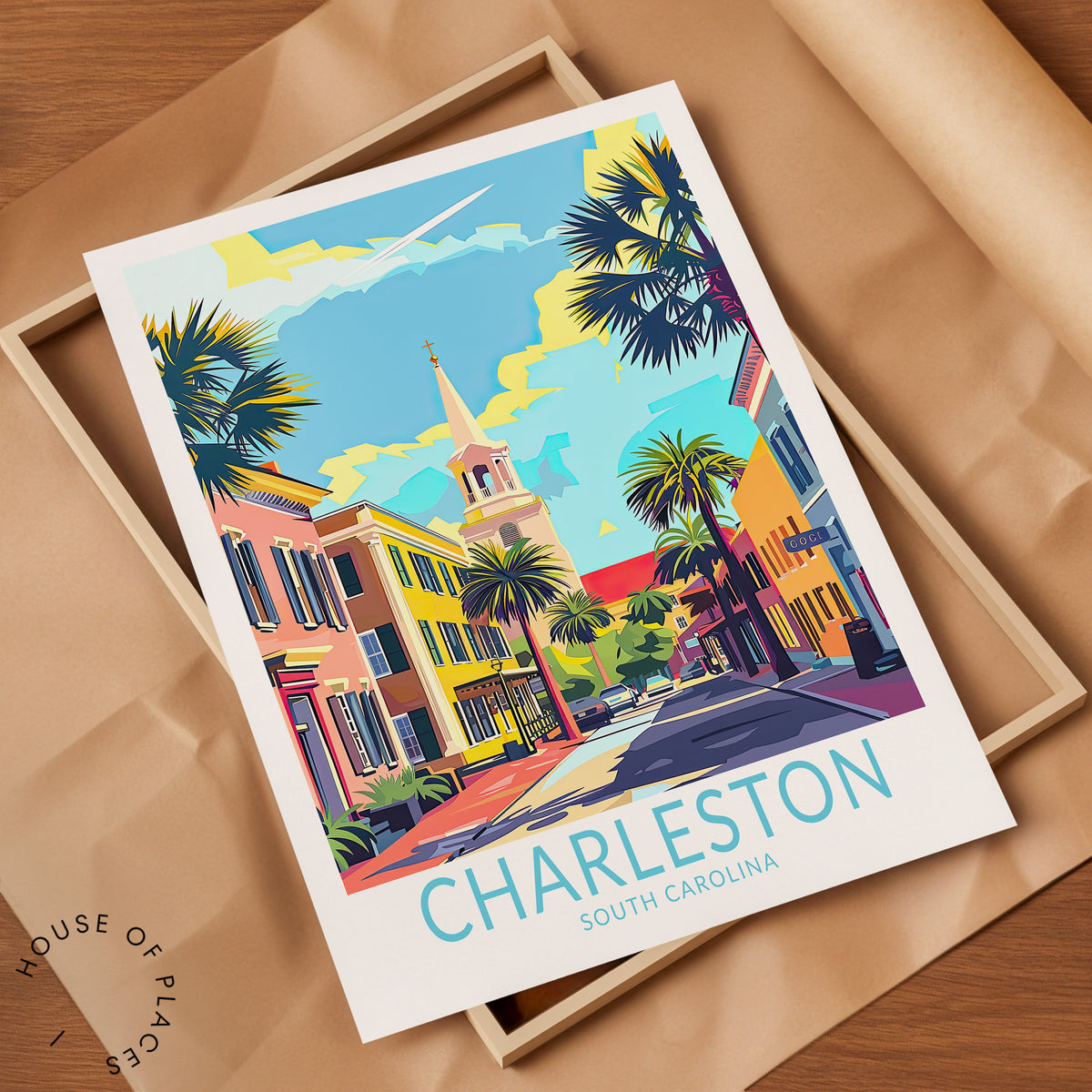 Charleston travel poster – view 7