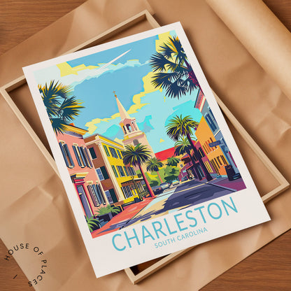 Charleston travel poster – view 7
