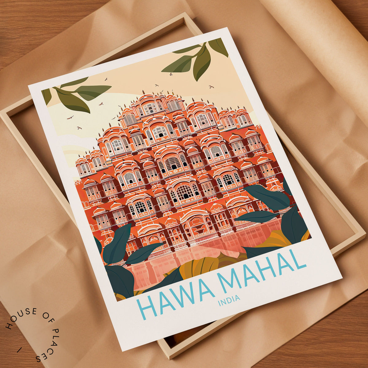 Hawa Mahal travel poster – view 7