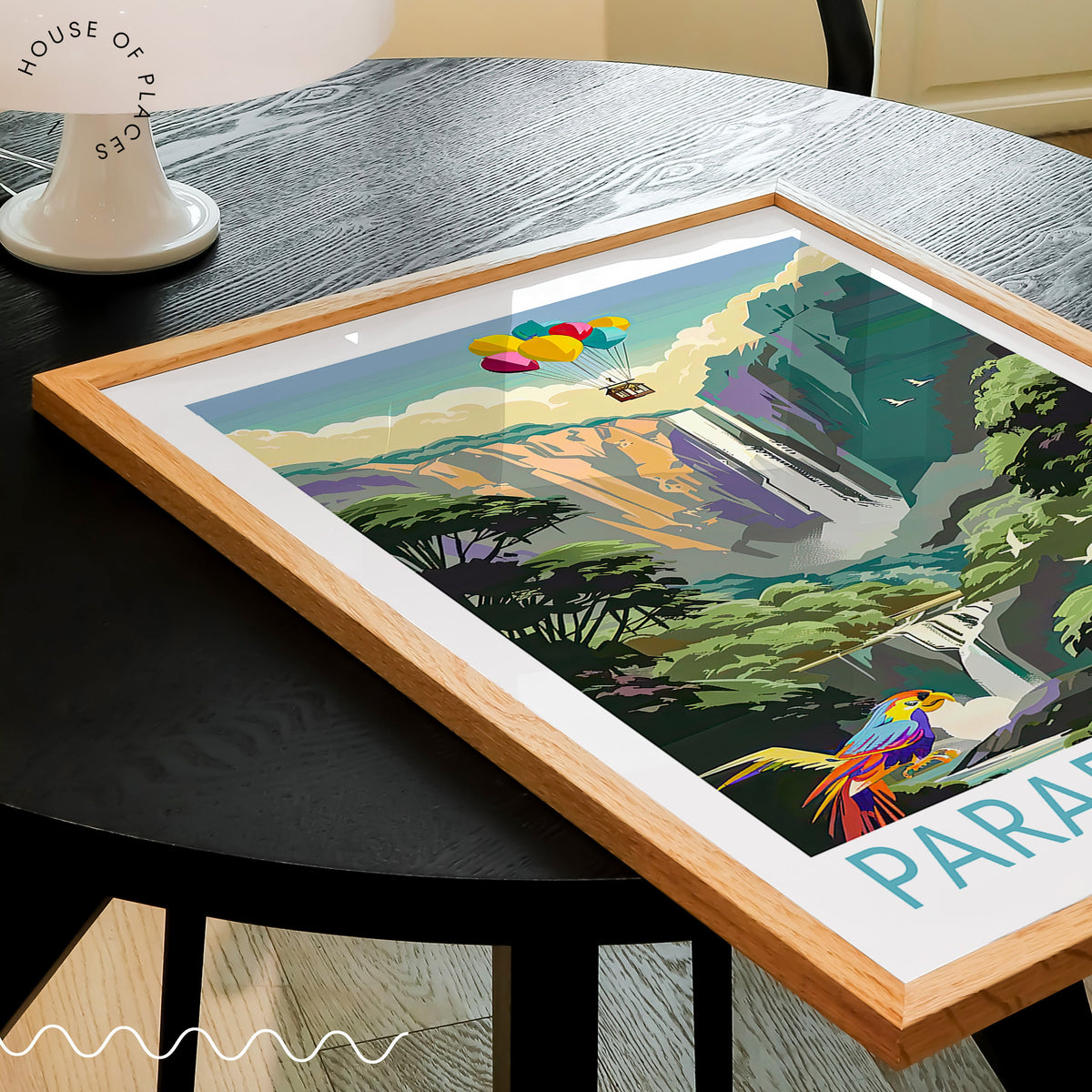 Paradise Falls travel poster – view 2