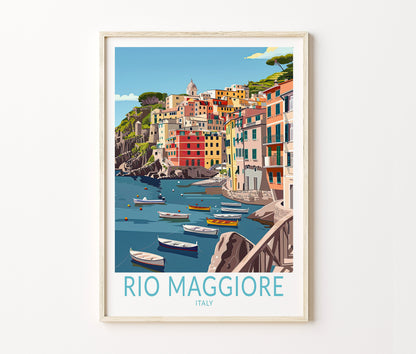 Rio Maggiore Travel Poster – Italy Wall Art Print