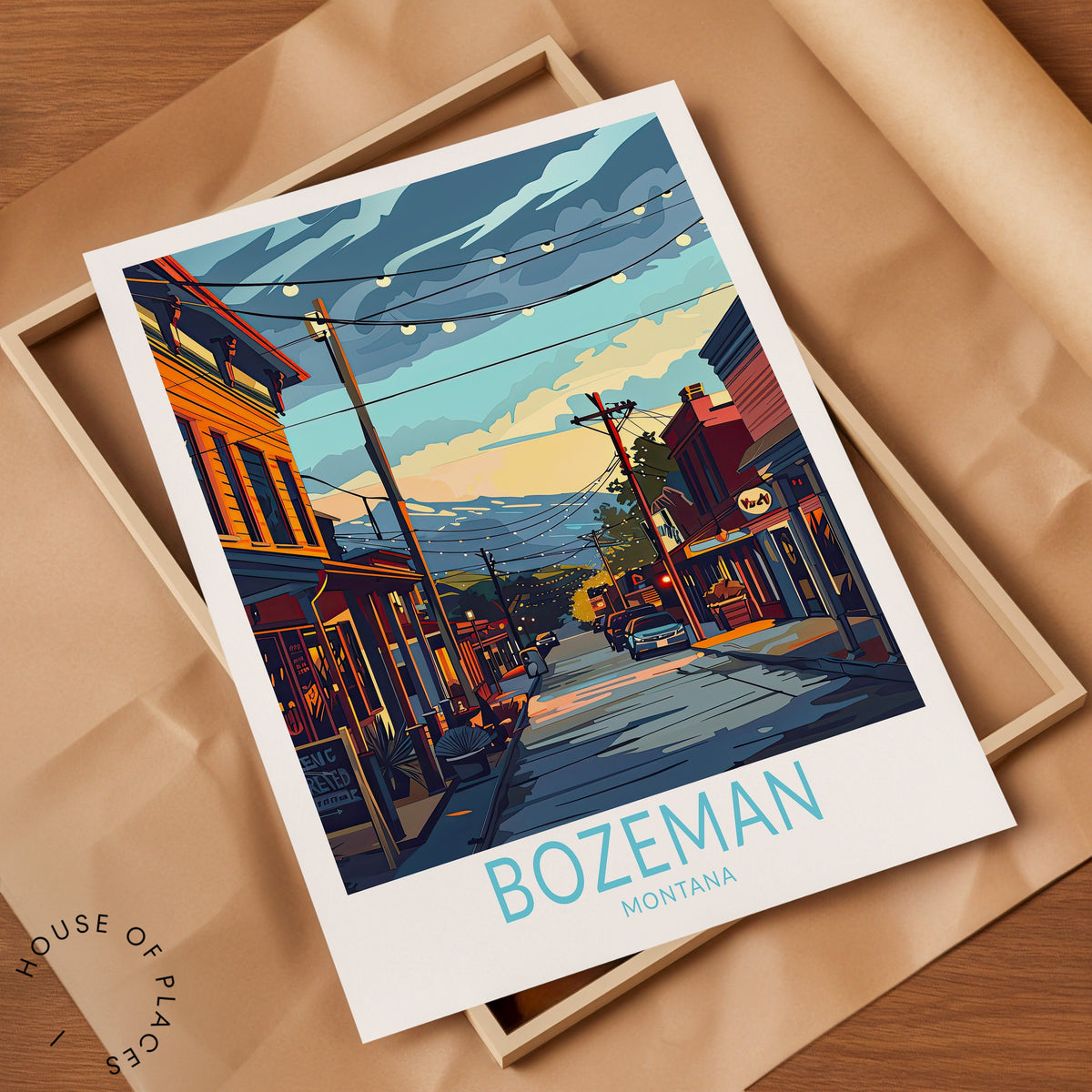 Bozeman travel poster – view 7