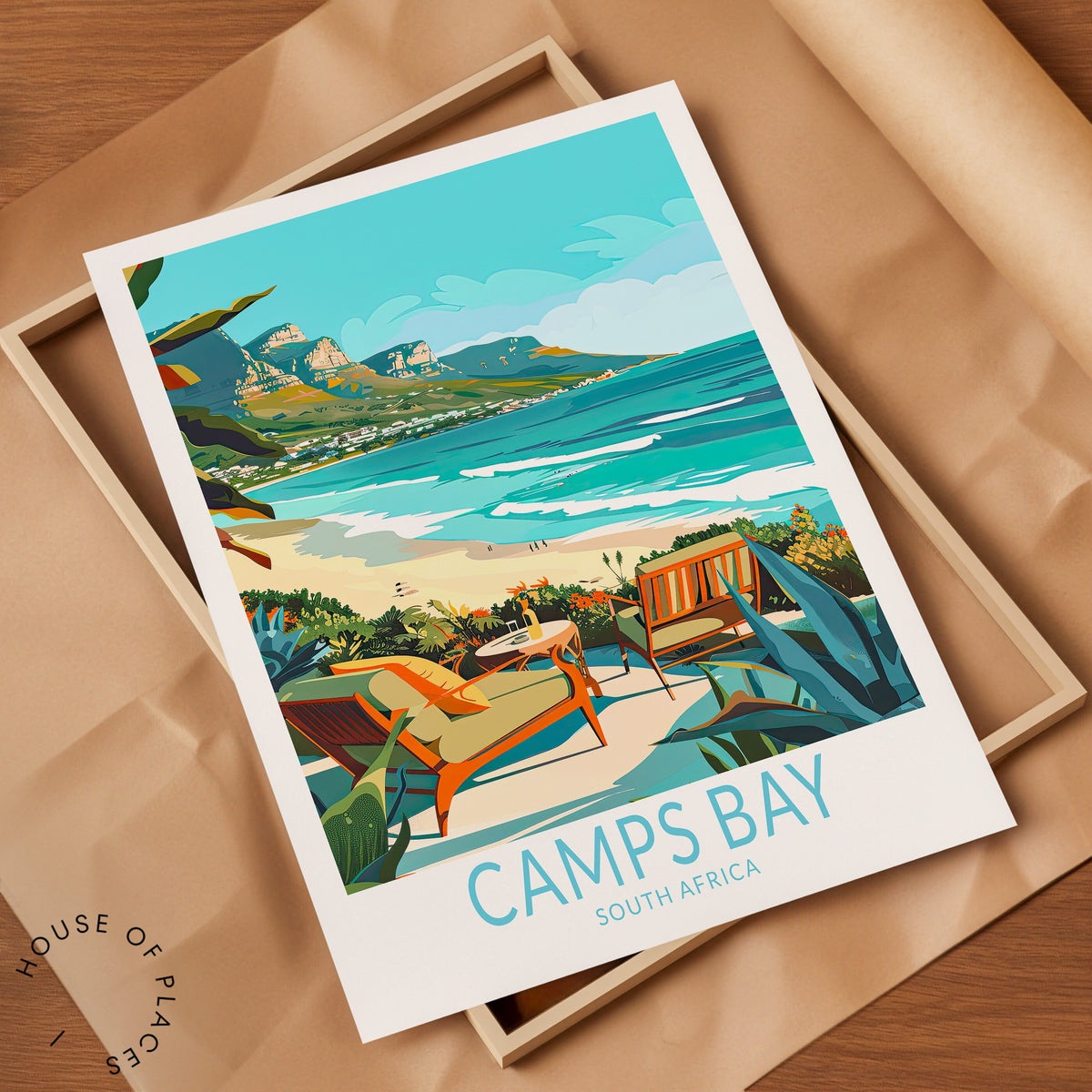Camps Bay travel poster – view 7