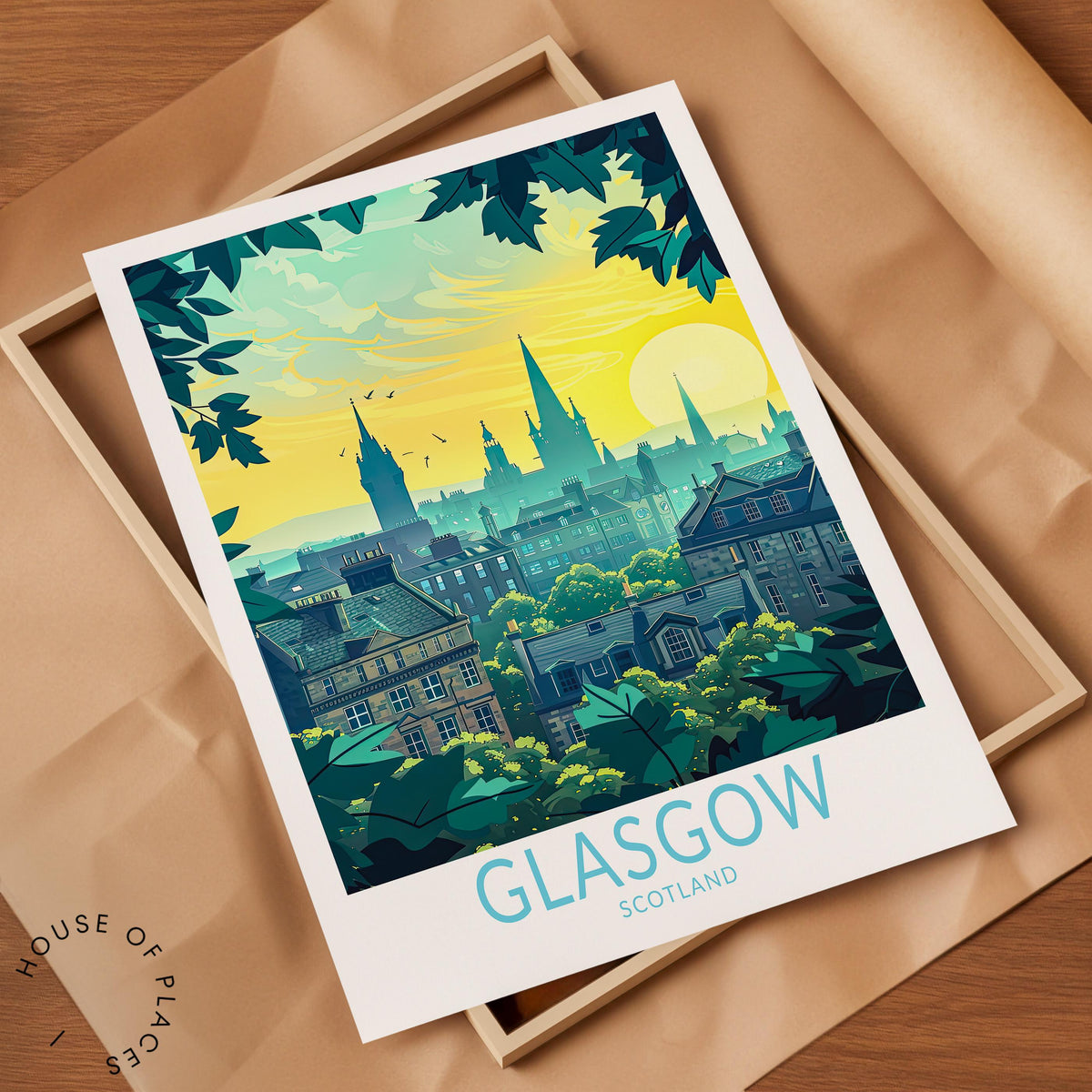 Glasgow travel poster – view 7