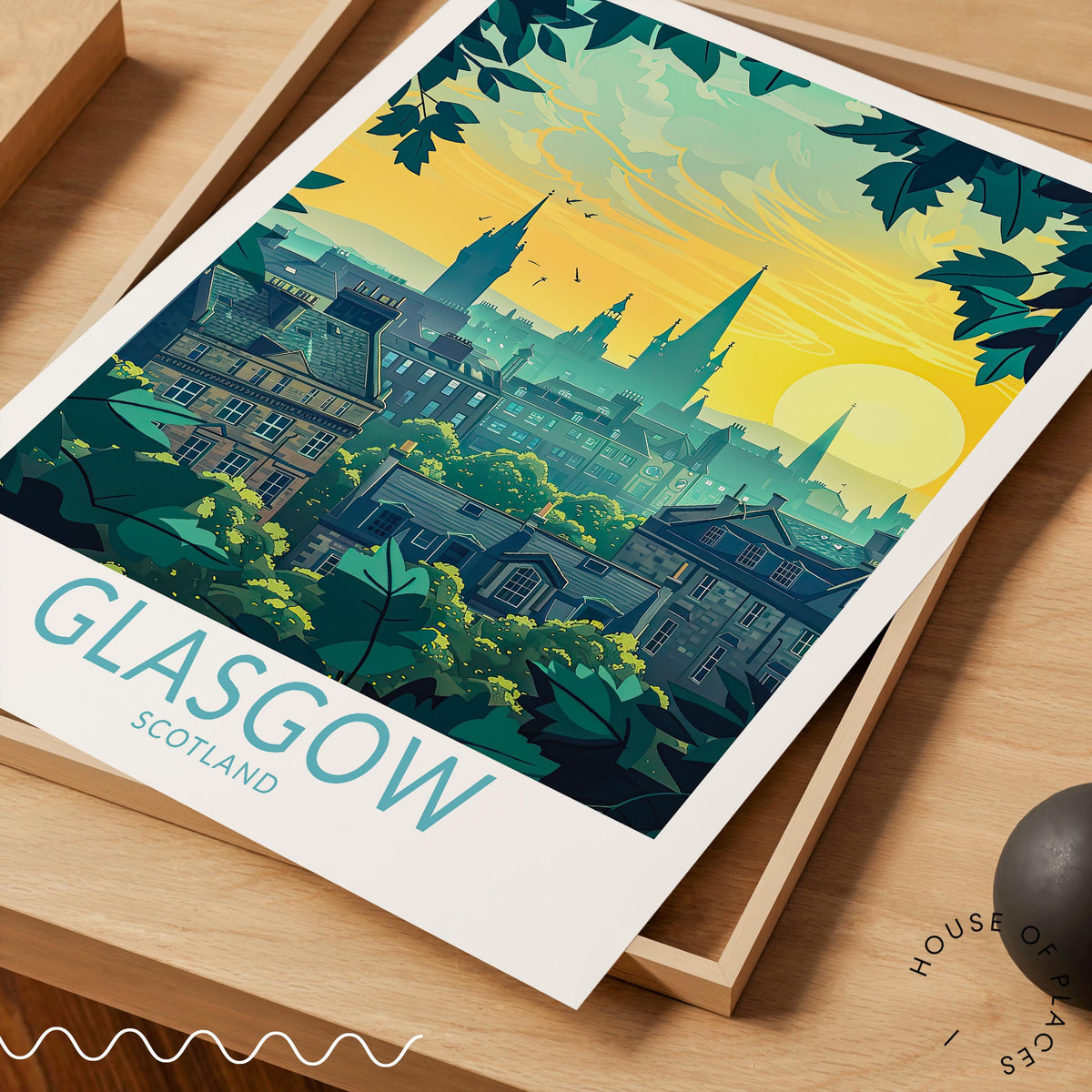 Glasgow travel poster – view 5